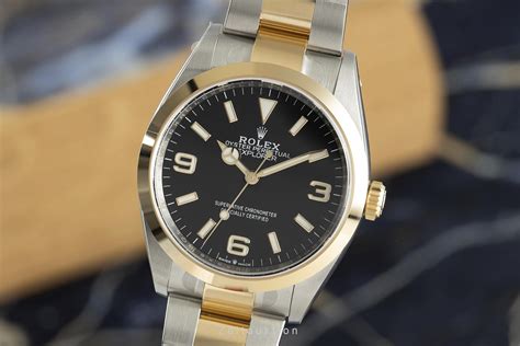 rolex explorer oro e acciaio|Rolex Explorer .